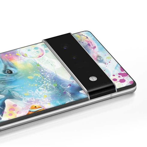 Pastel Dolphins by Sheena Pike Google Pixel 6 Pro Skin
